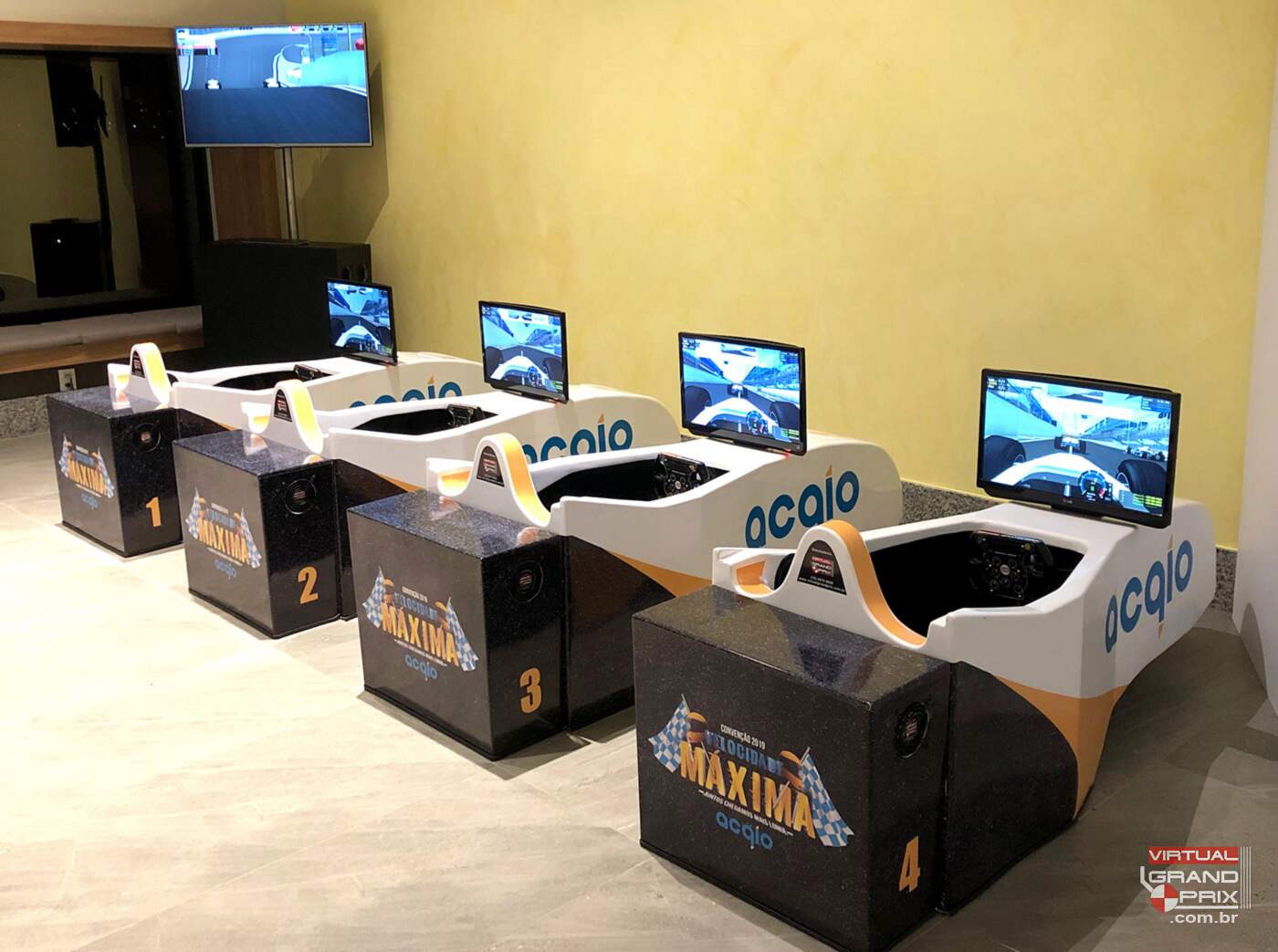 Simuladores F1 Acqio @ Convenção 2019