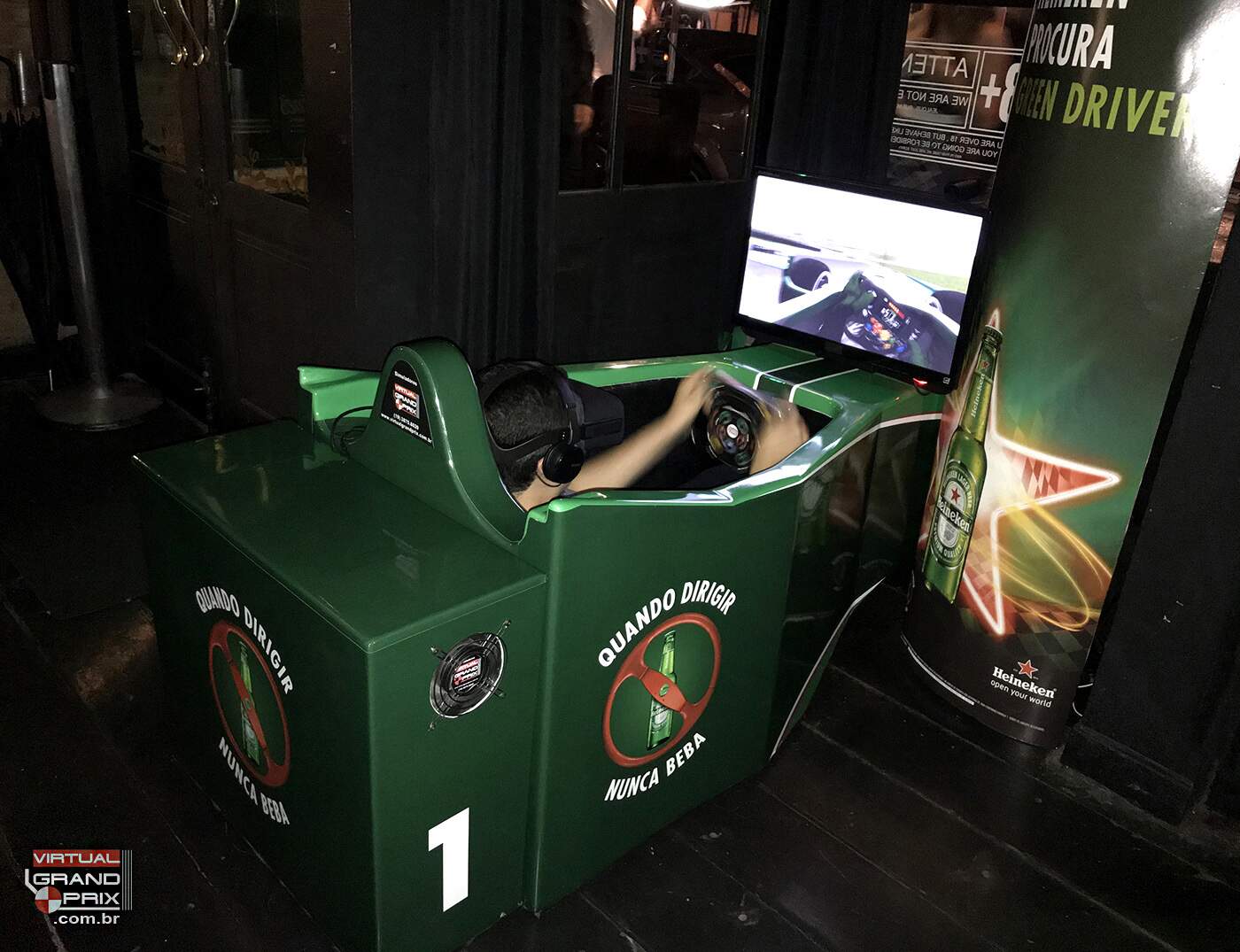 Simuladores F1 VR @ Ativação Heineken GP Brasil F1