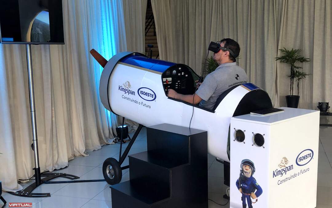 Simulador Avião VR Kingspan @ Convenção de Vendas 2021
