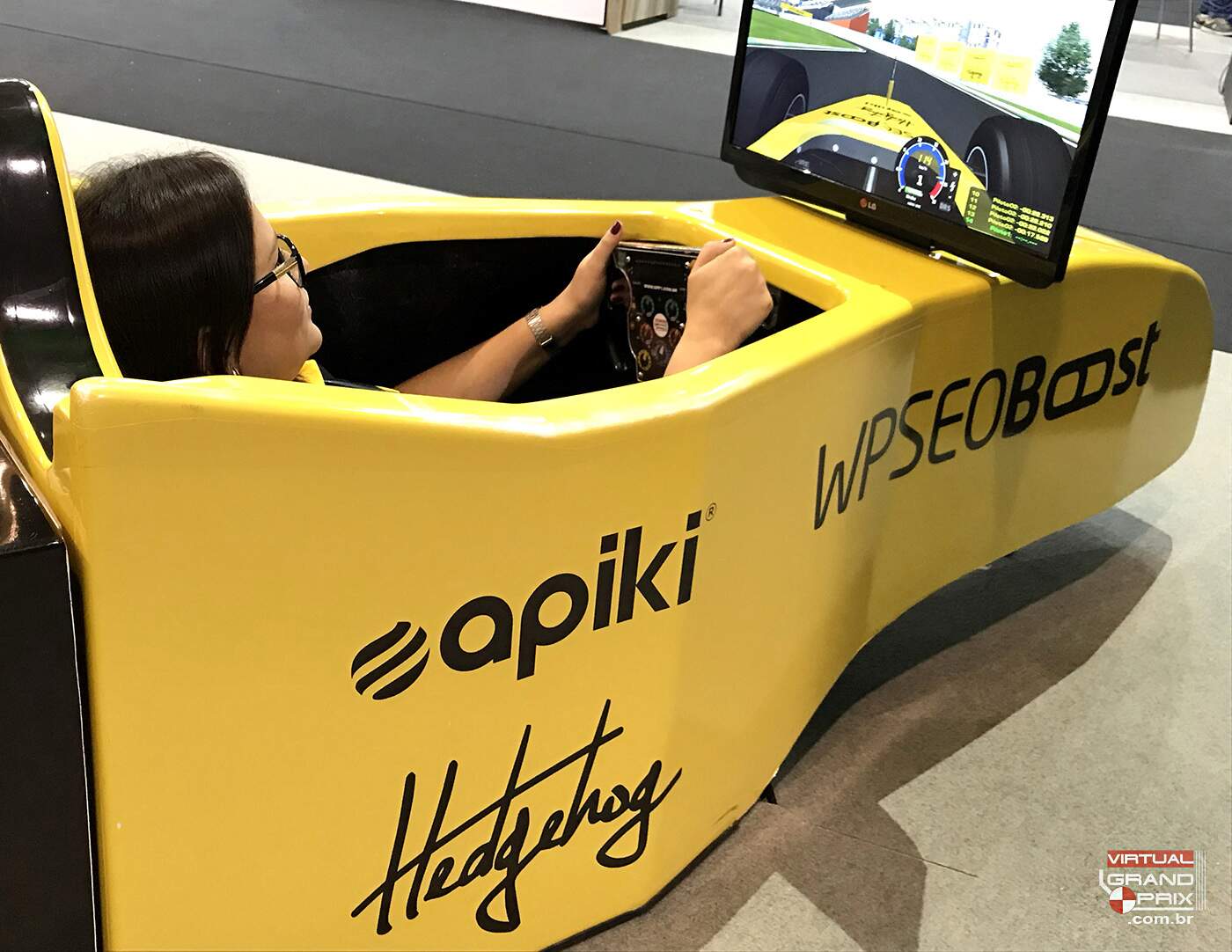 Simulador Cockpit F1 APIKI @ Fórum E-Commerce 2018