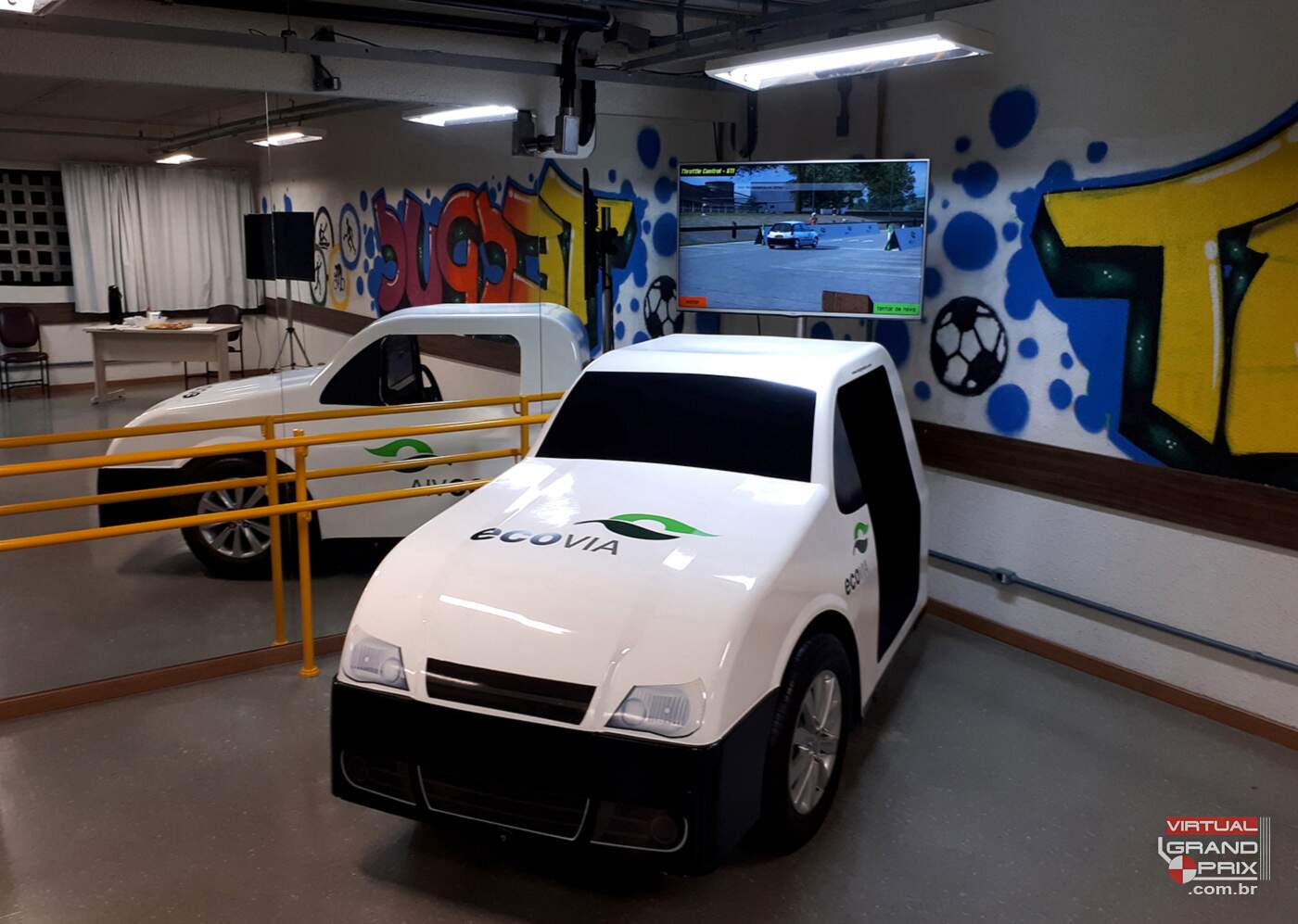 Simulador Real Car EcoVia @ Maio Amarelo 2019