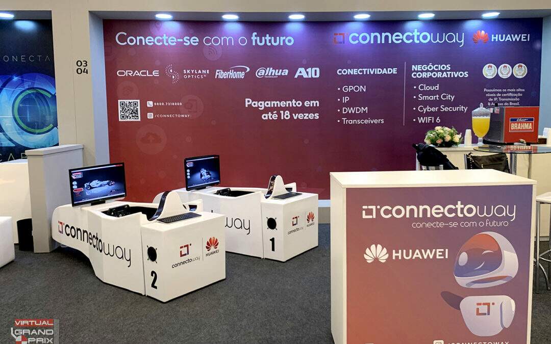 Simuladores Cockpit F1 Huawei – Connectoway @ ABRINT 2021