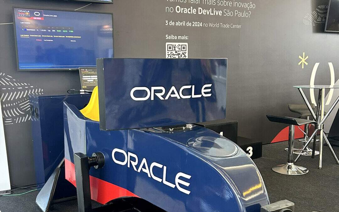 Simulador Cockpit F1 MOTION Oracle @ TDC Summit – São Paulo