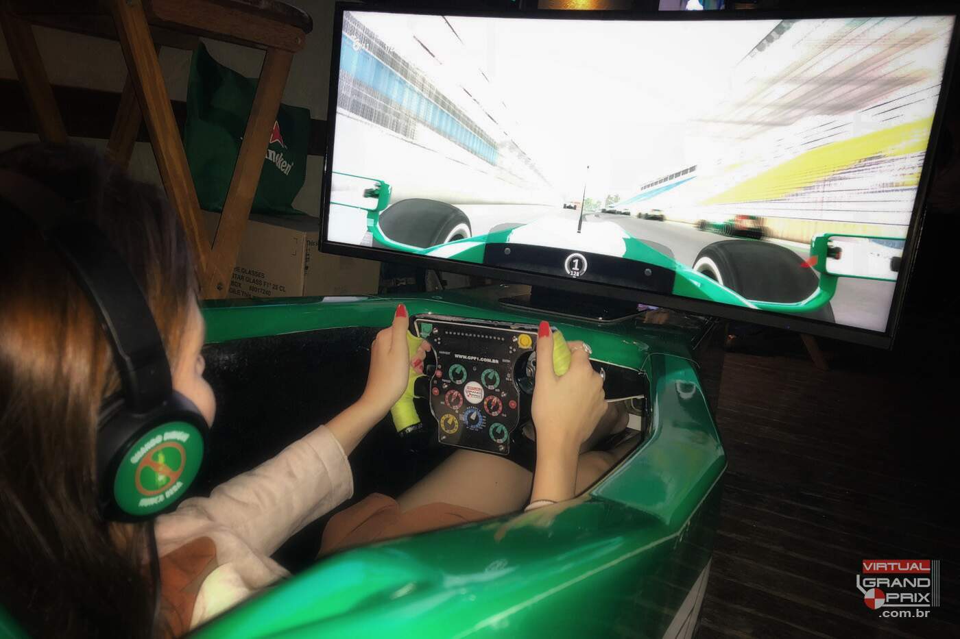 Simulador F1 Heineken @ GP Brasil F1 – Vila Seu Justino