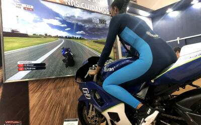 Simulador MotoGP Ituran @ Congresso Fenacor # Campinas – SP